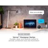 Black & Decker Smart Desk Lamp, Works with Alexa, True White LED + 16M RGB Colors, Qi Wireless Charger LED2100-QISM